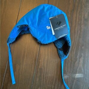 Obermeyer Kids Bright Blue Earflap Hat Reversible